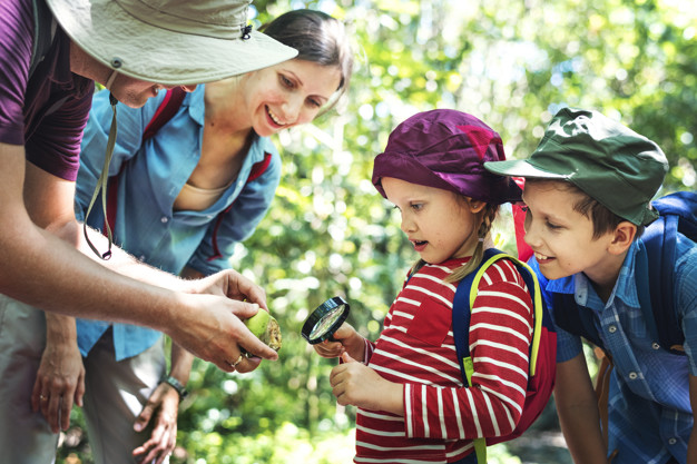 Games with friends, parents, exploring in the forest, getting to know natural assets...